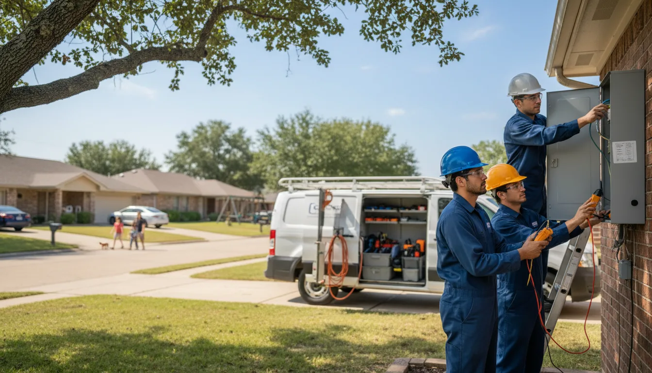 Certified electrician providing emergency electrical services in Allen, NE